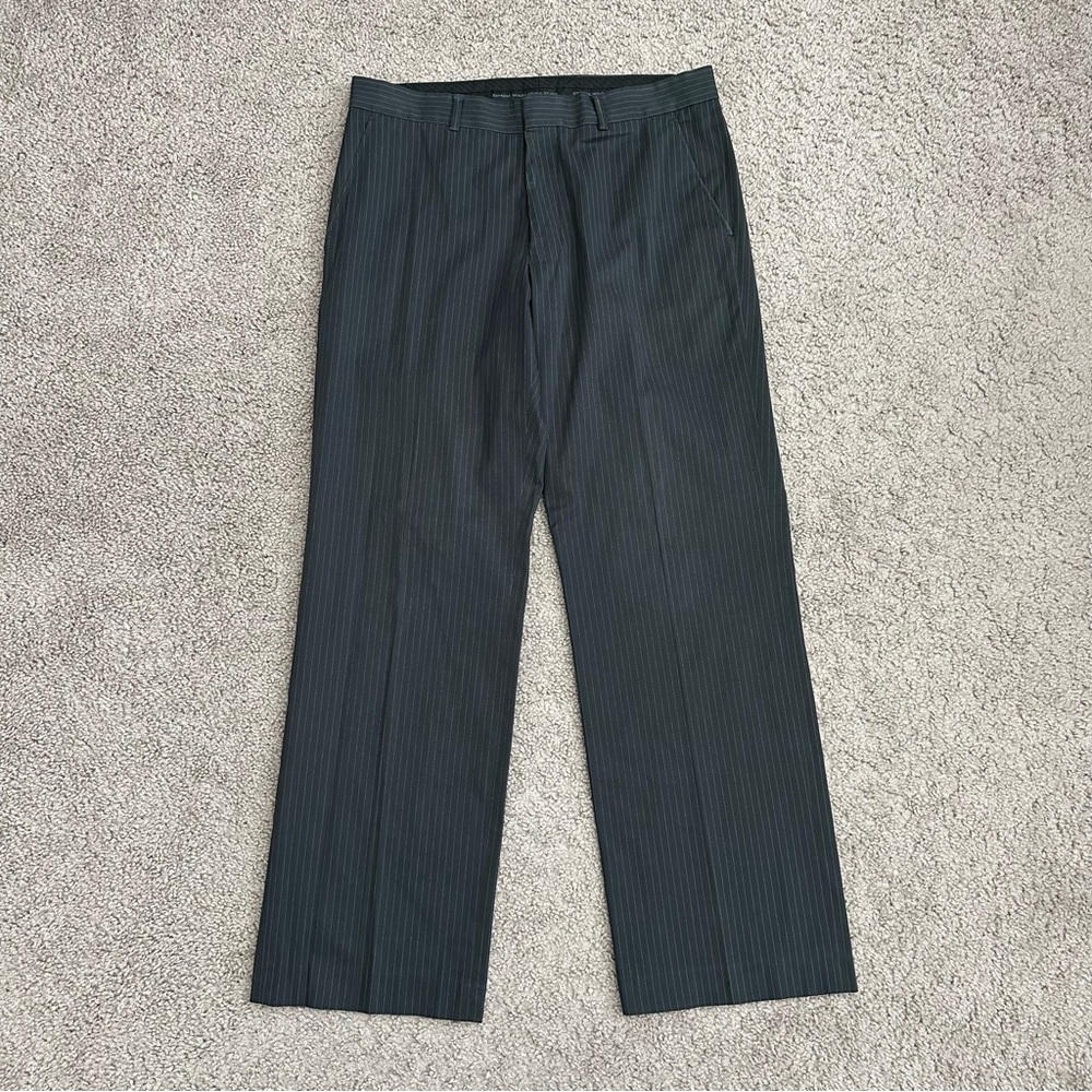 Express Pants Womens Size 32/30 Producer Black Stripes
